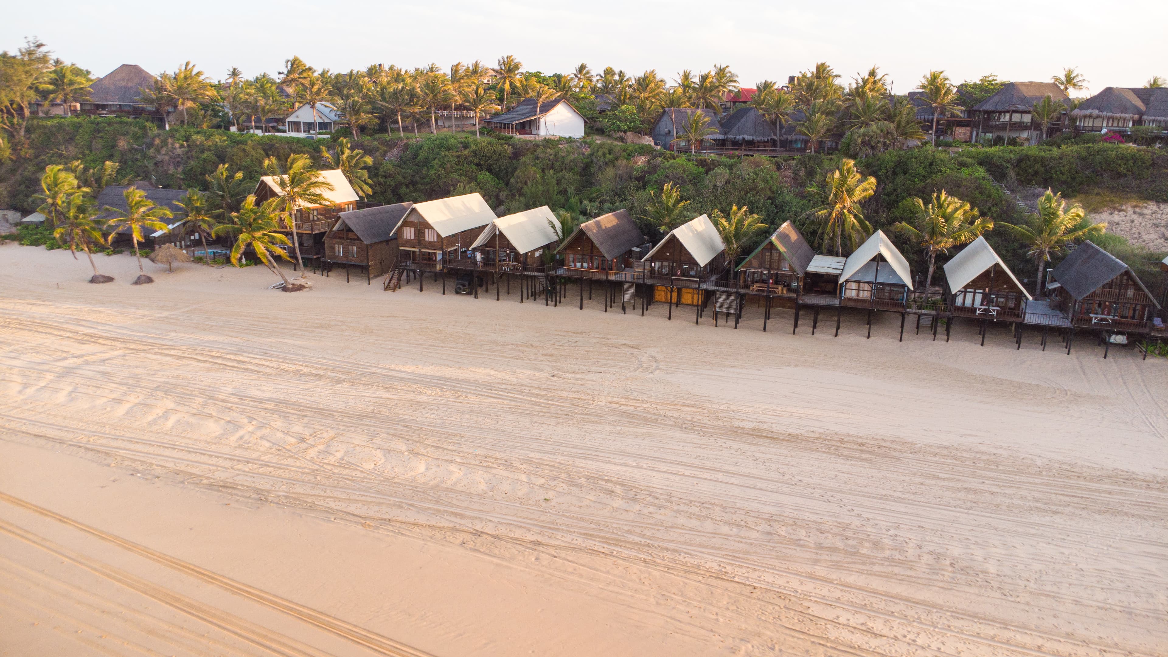 Aerial views of the tropical paradise
